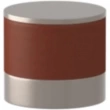 Turnstyle Designs<br />R9202 - Recess Leather, Cabinet Knob, Button