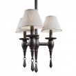 Rocky Mountain Hardware<br />C525 - Three-Arm Towne Chandelier with Prisms