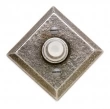 Rocky Mountain Hardware<br />DBB-E415 - Doorbell Button - 3 9/16" x 3 9/16" Diamond Escutcheon