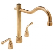 Rocky Mountain Hardware - DMF P700-P301 - Rocky Mountain Deck Mount Faucet with Arched P700 Spout