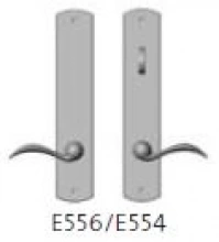 Rocky Mountain Hardware - E556/E554 Thumb Turn - Endura Trilennium Curved Multipoint Inactive/Thumb Turn Lever Set