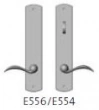 Rocky Mountain Hardware<br />E556/E554 Thumb Turn - Endura Trilennium Curved Multipoint Inactive/Thumb Turn Lever Set