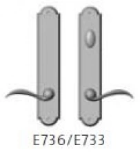 Rocky Mountain Hardware - E736/E733 Patio - Endura Trilennium Arched Multipoint Patio Lever Set