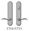 Rocky Mountain Hardware<br />E736/E733 Patio - Endura Trilennium Arched Multipoint Patio Lever Set