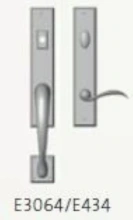 Rocky Mountain Hardware<br />G3064/E434 - Endura Trilennium Rectangular Sectional Entry Multi-Point Trim Only
