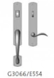 Rocky Mountain Hardware<br />G3066/E554 - Endura Trilennium Curved Sectional Entry Multi-Point Trim Only