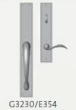 Rocky Mountain Hardware<br />G3230/E354 - Endura Trilennium Stepped Inactive/Thumb Turn Multi-Point Trim Only