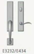 Rocky Mountain Hardware<br />G3232/E434 - Endura Trilennium Rectangular Sectional Inactive/Thumb Turn Trim Only