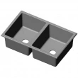 Rocky Mountain Hardware<br />SK436 - DOUBLE-LAGO COMBINATION SINK
