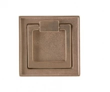 Rocky Mountain Hardware - RP404 - 4" x 4"  - Square Ring Cabinet Pull