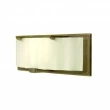 Rocky Mountain Hardware<br />WS445 - Plank Sconce - Corrugated Glass 22" x 8" x 5 1/4"