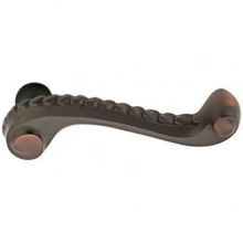 Emtek<br />Brass Designer Rope Lever (RL) - Select a Rose