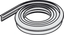 Hafele<br />940.41.065 - Rubber Profile, for Fixed Glass Panels 10-12.7 mm (13/32"-1/2")