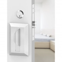 Accurate<br />9124ALP - Ligature Resistant Safety Push Pull Mortise Dormitory Lock Set (less t-turn)