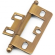 Schaub 1100B-AB<br />Solid Brass, Hinge, Ball Tip Non-Mortise, Antique Brass finish