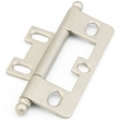 Schaub 1100B-DN<br />Solid Brass, Hinge, Ball Tip Non-Mortise, Distressed Nickel finish