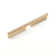 Schaub - 1202-SSB - MODO Cabinet Pull, 6" cc, Signature Satin Brass