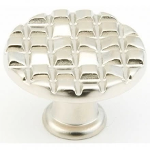 Schaub - 2370-15 - Mosaic, Small Round Knob, 1-1/8" diameter, Satin Nickel finish