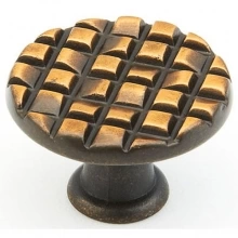 Schaub - 2370-FAB - Mosaic, Small Round Knob, 1-1/8" diameter, French Antique Bronze finish
