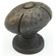 Schaub<br />252-ABZ - Siena, Small Oval Knob, 1-1/4" diameter, Ancient Bronze finish