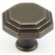 Schaub<br />283-DFBZ - Firenza, Octagonal Knob, 1-1/8" diameter, Dark Firenza Bronze finish