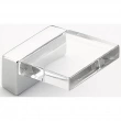 Schaub<br />319-26-CL - Positano, Pull, Square, Angles, Polished Chrome, Clear, 16 mm cc