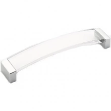 Schaub - 321-26-CL - Positano, Pull, Arched, Polished Chrome, Clear, 160 mm cc