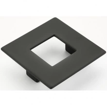 Schaub - 443-MB  - Finestrino, Pull, Square, Matte Black, 64 mm cc