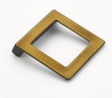 Schaub - 450-BRBZ -  Finestrino, Pull, Angles Square, Burnished Bronze, 32 mm cc