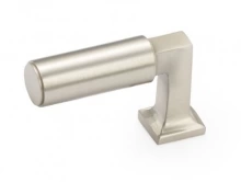 Schaub<br />472-15 - Haniburton, Finger Pull, Satin Nickel, 1/2" diameter