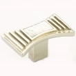 Schaub<br />640-MOP/PN - Solid Brass, Symphony, Cadence, Knob, Mother of Pearl, Polished Nickel, 1-3/4" dia