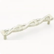 Schaub<br />646-MOP/PN - Solid Brass, Symphony, Cadence, Pull, Mother of Pearl, Polished Nickel, 5-1/2" cc