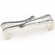 Schaub<br />662-PN - Solid Brass, Symphony, Avalon Bay, Rectangle Knob, 1-7/8" dia, White Mother of Pearl, Imperial Shell, Polished Nickel