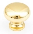 Schaub<br />706-03 - 1-1/4" Polished Brass Knob