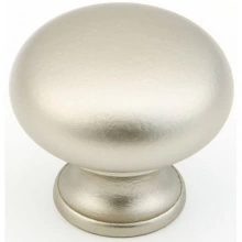 Schaub - 706-DN - Solid Brass, Traditional, Round Knob, 1-1/4" diameter, Distressed Nickel finish