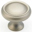 Schaub<br />711-AN - Solid Brass, Traditional, Round Knob 1-1/4" diameter, Antique Nickel finish