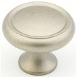 Schaub<br />711-DN - Solid Brass, Traditional, Round Knob 1-1/4" diameter, Distressed NIckel finish