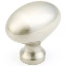 Schaub - 719-15  - Solid Brass, Traditional, Round, Knob 1-3/8" diameter, Satin Nickel finish