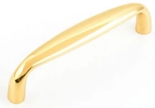 Schaub - 732-03 - Polished Brass Pull,  4" cc
