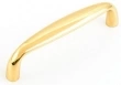 Schaub<br />732-03 - Polished Brass Pull,  4" cc