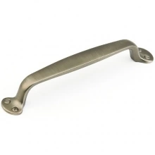 Schaub - 745-AN - Solid Brass, Country, Pull, 6"cc, Antique Nickel finish