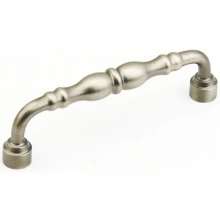 Schaub - 748-AN - Solid Brass, Colonial, Pull, 6"cc, Antique Nickel finish