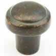Schaub<br />781-VI - Cast Bronze, Mountain, Round Knob, 1-3/8" diameter, Verde Imperiale finish