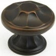 Schaub<br />876-ABZ - Empire, Round Knob, 1-3/8" diameter, Ancient Bronze finish