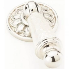 Schaub - 989-MOP/PN - Solid Brass, Symphony, Precious Inlays, Pendant pull, Mother of Pearl Inlay Pendant Pull, Polished Nickel finish