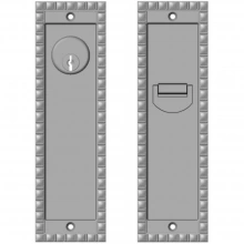 Rocky Mountain Hardware - SDL-S-EN - Corbel Rectangular Single Sliding Door Lock - Entry