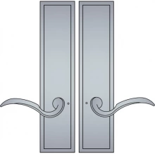 Ashley Norton - SE.20 - Rectangular Brass Privacy Set (Pin) - 11" x 2-1/2"