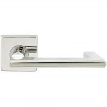 INOX Unison Hardware - SE244 TL4 - Tubular Twilight Lever with SE Rosette in AISI 304 Stainless Steel