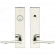 INOX Unison Hardware<br />SF225 TL4 - Tubular Waterfall Lever with SF Rectangular Plate in AISI 304 Stainless Steel