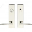 INOX Unison Hardware<br />SF344 TL4 - Tubular Ecco Lever with SF Rectangular Plate in AISI 304 Stainless Steel